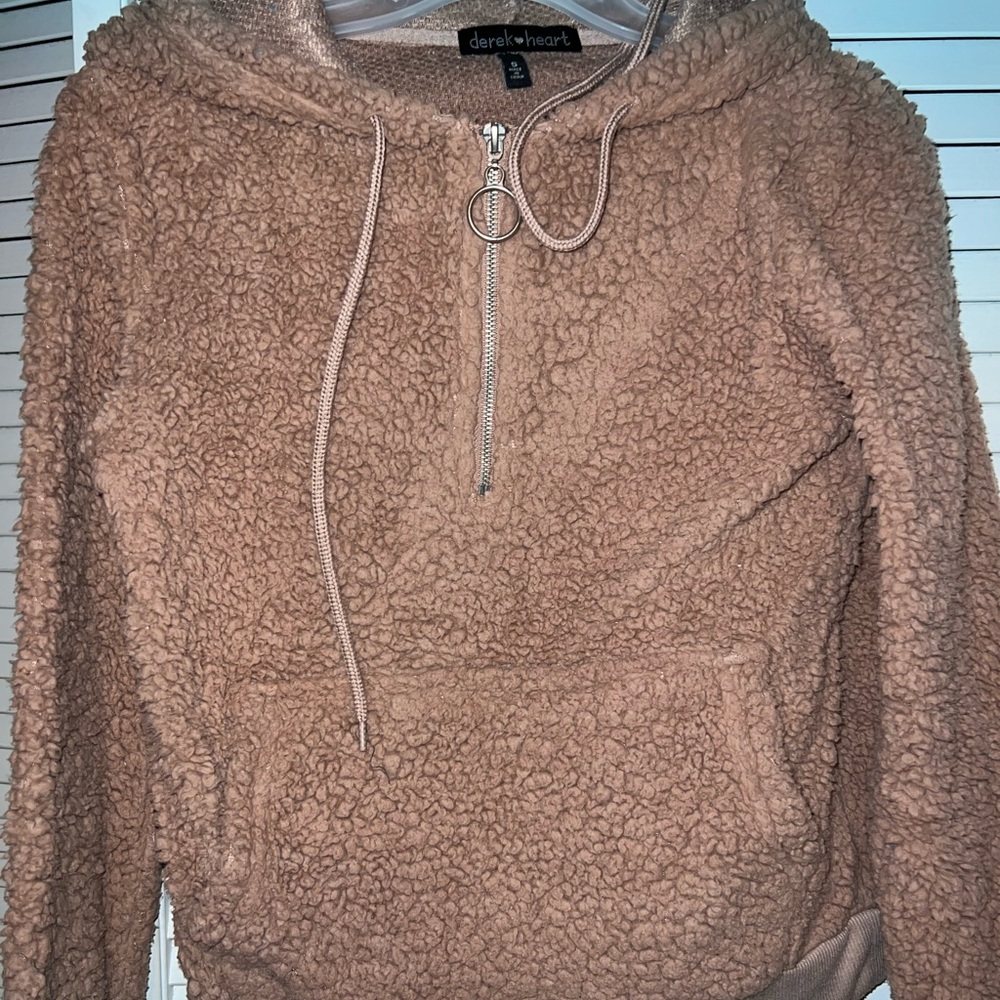 Derek Heart Sherpa Pullover